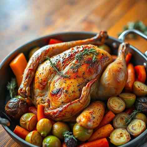 Roast Chicken & Veggies - Easy, Healthy One-Pan Dinner